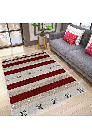 Dijital Baskı Yıkanabilir Kaymaz Taban Salon Halısı Ve Yolluk RVG1625