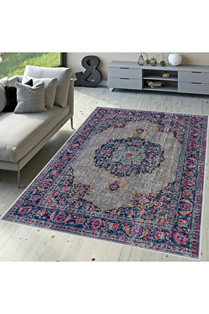 Dijital Baskı Yıkanabilir Kaymaz Taban Salon Halısı Ve Yolluk RVG1642-HT753
