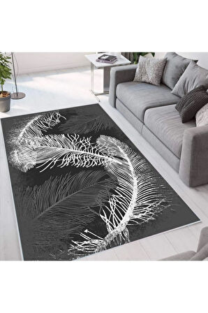 Dijital Baskı Yıkanabilir Kaymaz Taban Salon Halısı Ve Yolluk RVG1654