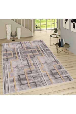 Dijital Baskı Yıkanabilir Kaymaz Taban Salon Halısı Ve Yolluk RVG1656