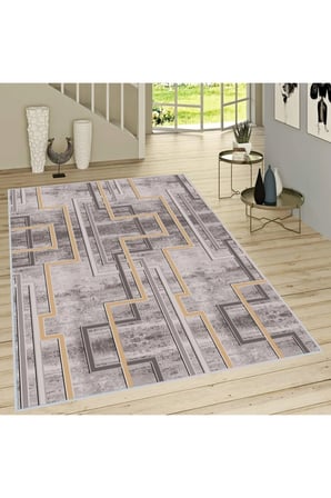 Dijital Baskı Yıkanabilir Kaymaz Taban Salon Halısı Ve Yolluk RVG1656