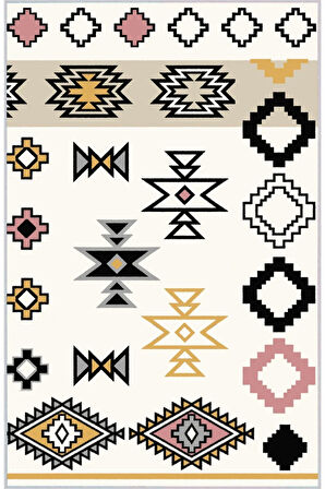 Dijital Baskı Yıkanabilir Kaymaz Taban Salon Halısı Ve Yolluk RVG1663