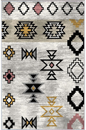 Dijital Baskı Yıkanabilir Kaymaz Taban Salon Halısı Ve Yolluk RVG1664