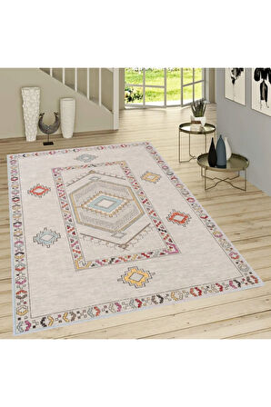 Dijital Baskı Yıkanabilir Kaymaz Taban Salon Halısı Ve Yolluk RVG1679