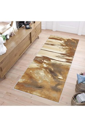 Dijital Baskı Yıkanabilir Kaymaz Taban Salon Halısı Ve Yolluk RVG1693
