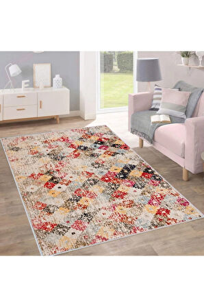 Dijital Baskı Yıkanabilir Kaymaz Taban Salon Halısı Ve Yolluk RVG1696