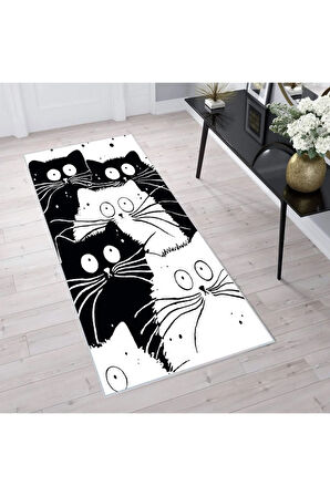 Dijital Baskı Yıkanabilir Kaymaz Taban Salon Halısı Ve Yolluk RVG1709