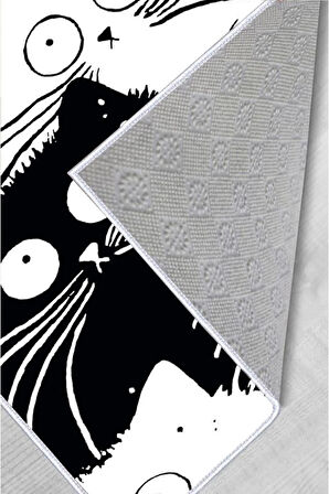 Dijital Baskı Yıkanabilir Kaymaz Taban Salon Halısı Ve Yolluk RVG1709