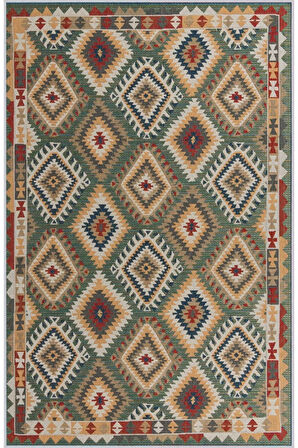 Dijital Baskı Yıkanabilir Kaymaz Taban Salon Halısı Ve Yolluk RVG1713