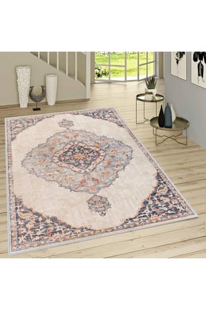 Dijital Baskı Yıkanabilir Kaymaz Taban Salon Halısı Ve Yolluk RVG1716