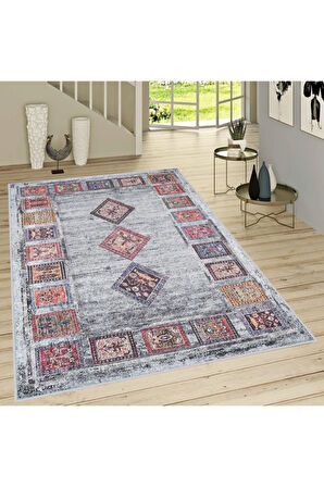 Dijital Baskı Yıkanabilir Kaymaz Taban Salon Halısı Ve Yolluk RVG1721