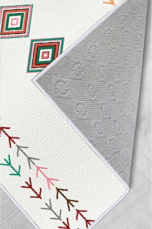 Dijital Baskı Yıkanabilir Kaymaz Taban Salon Halısı Ve Yolluk RVG1732