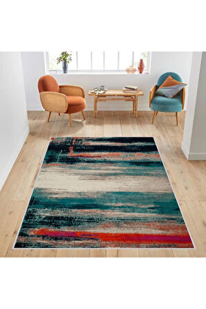 Dijital Baskı Yıkanabilir Kaymaz Taban Salon Halısı Ve Yolluk RVG1738