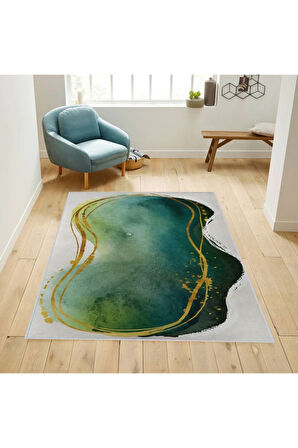 Dijital Baskı Yıkanabilir Kaymaz Taban Salon Halısı Ve Yolluk RVG1741