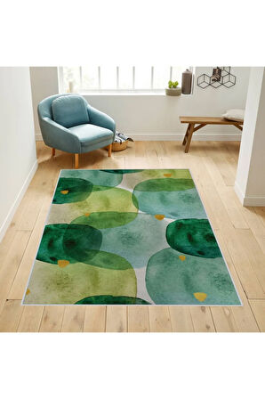 Dijital Baskı Yıkanabilir Kaymaz Taban Salon Halısı Ve Yolluk RVG1752