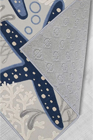 Dijital Baskı Yıkanabilir Kaymaz Taban Salon Halısı Ve Yolluk RVG1778