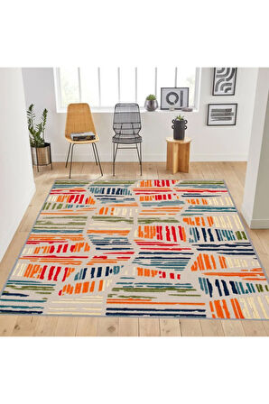 Dijital Baskı Yıkanabilir Kaymaz Taban Salon Halısı Ve Yolluk RVG1779