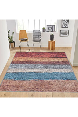 Dijital Baskı Yıkanabilir Kaymaz Taban Salon Halısı Ve Yolluk RVG1780