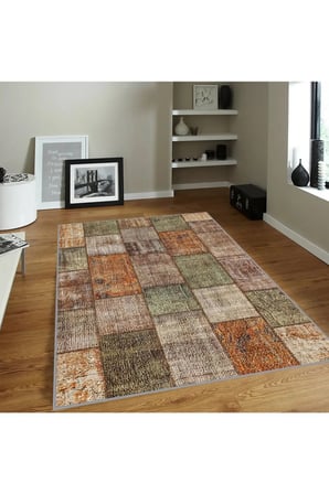 Dijital Baskı Yıkanabilir Kaymaz Taban Salon Halısı Ve Yolluk RVG1820