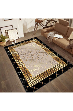 Dijital Baskı Yıkanabilir Kaymaz Taban Salon Halısı Ve Yolluk RVG1833-SM99
