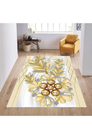 Dijital Baskı Yıkanabilir Kaymaz Taban Salon Halısı Ve Yolluk RVG1841-SM241