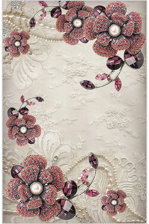 Dijital Baskı Yıkanabilir Kaymaz Taban Salon Halısı Ve Yolluk RVG1848-SM252