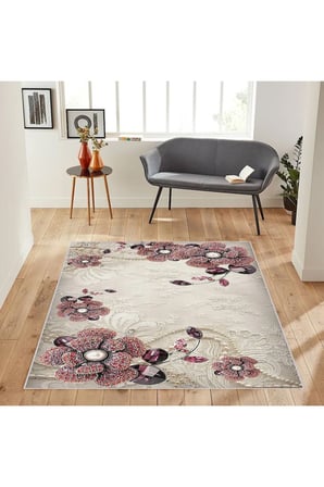 Dijital Baskı Yıkanabilir Kaymaz Taban Salon Halısı Ve Yolluk RVG1848-SM252