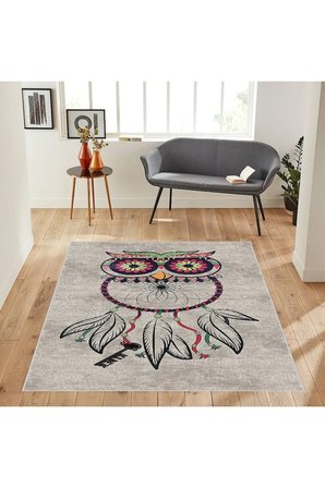 Dijital Baskı Yıkanabilir Kaymaz Taban Salon Halısı Ve Yolluk RVG1856-SM255