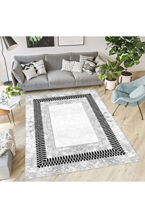 Dijital Baskı Yıkanabilir Kaymaz Taban Salon Halısı Ve Yolluk RVG1863-SM90