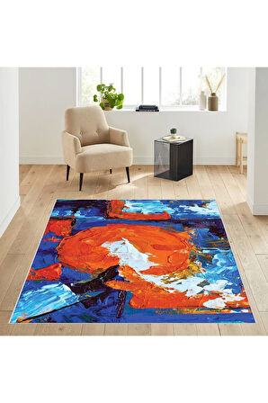 Dijital Baskı Yıkanabilir Kaymaz Taban Salon Halısı Ve Yolluk RVG1879-SD149