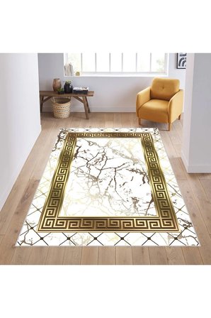 Dijital Baskı Yıkanabilir Kaymaz Taban Salon Halısı Ve Yolluk RVG1883-SM98