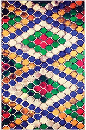 Dijital Baskı Yıkanabilir Kaymaz Taban Salon Halısı Ve Yolluk RVG1893-SD040