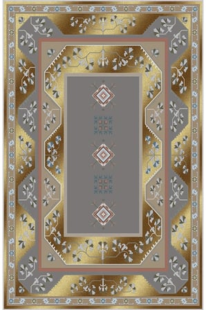 Dijital Baskı Yıkanabilir Kaymaz Taban Salon Halısı Ve Yolluk RVG1902-SD611