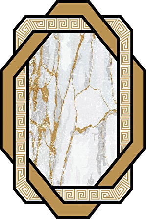 Dijital Baskı Yıkanabilir Kaymaz Taban Salon Halısı Ve Yolluk RVG1909-SD115