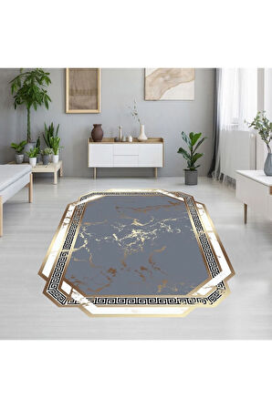 Dijital Baskı Yıkanabilir Kaymaz Taban Salon Halısı Ve Yolluk RVG1914-SM73