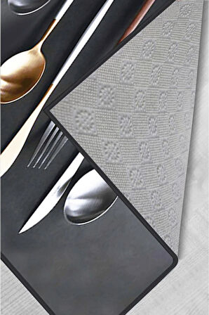 Dijital Baskı Yıkanabilir Kaymaz Taban Mutfak Halısı Ve Yolluk RVG2024