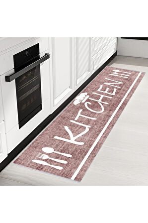 Dijital Baskı Yıkanabilir Kaymaz Taban Mutfak Halısı Ve Yolluk RVG2030-SD304