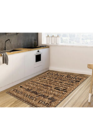 Dijital Baskı Yıkanabilir Kaymaz Taban Mutfak Halısı Ve Yolluk RVG2037-SD361