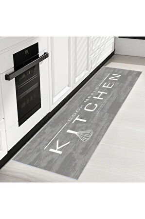 Dijital Baskı Yıkanabilir Kaymaz Taban Mutfak Halısı Ve Yolluk RVG2051-SD521
