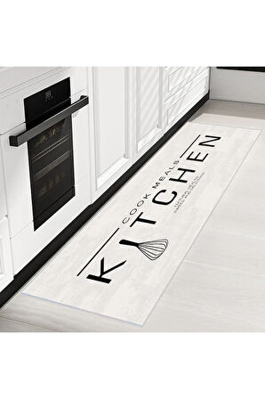 Dijital Baskı Yıkanabilir Kaymaz Taban Mutfak Halısı Ve Yolluk RVG2054-SD520