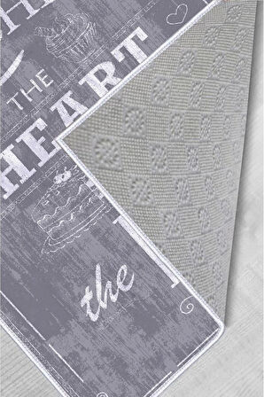 Dijital Baskı Yıkanabilir Kaymaz Taban Mutfak Halısı Ve Yolluk RVG2055-SD522