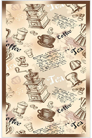 Dijital Baskı Yıkanabilir Kaymaz Taban Mutfak Halısı Ve Yolluk RVG2065