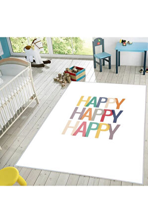 Dijital Baskı Yıkanabilir Kaymaz Taban Çocuk Halısı Ve Yolluk RVG4013