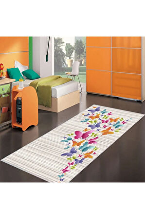 Dijital Baskı Yıkanabilir Kaymaz Taban Salon Halısı Ve Yolluk RVG4017