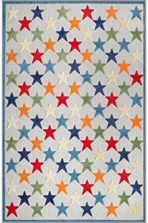 Dijital Baskı Yıkanabilir Kaymaz Taban Çocuk Halısı RVG4031