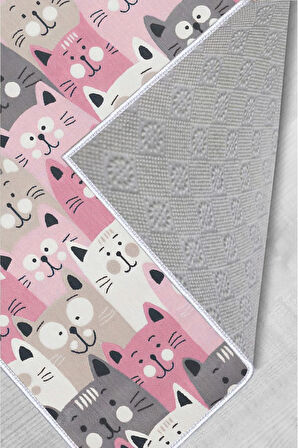 Dijital Baskı Yıkanabilir Kaymaz Taban Çocuk Halısı Ve Yolluk RVG4059