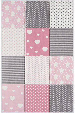 Dijital Baskı Yıkanabilir Kaymaz Taban Çocuk Halısı RVG4072