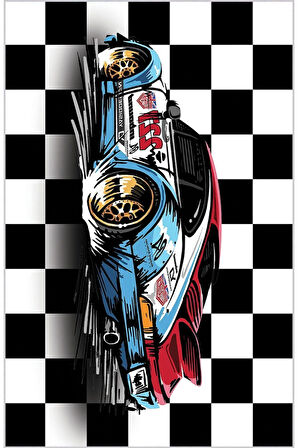 Dijital Baskı Yıkanabilir Kaymaz Taban Çocuk Halısı Ve Yolluk RVG4100-SM107