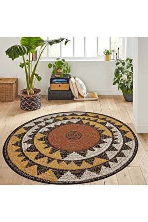 Dijital Baskı Yıkanabilir Kaymaz Taban Salon Halısı Ve Yolluk RVG7048