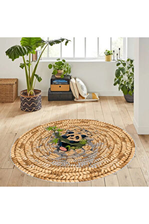 Dijital Baskı Yıkanabilir Kaymaz Taban Salon Halısı Ve Yolluk RVG7063-SD332